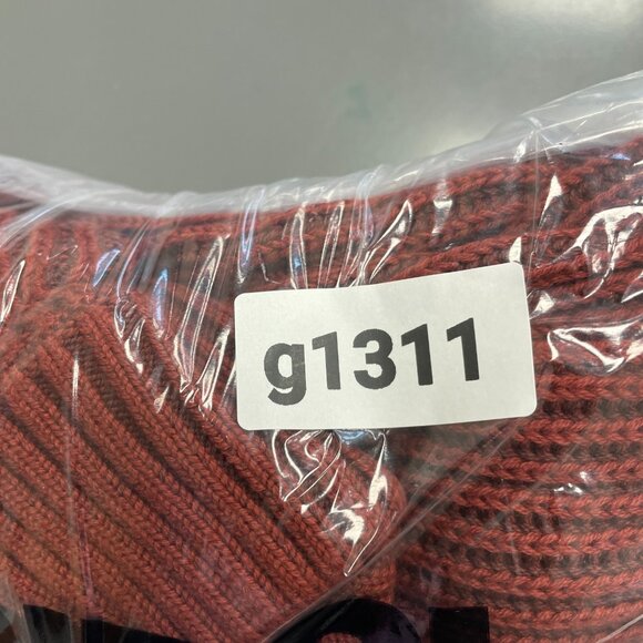 NEW Lands' End Drifter Men's XL Cotton Sweater Brick Red Ribbed Knit Quarter Zip - Picture 11 of 11